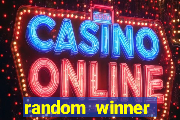 random winner triple play slot