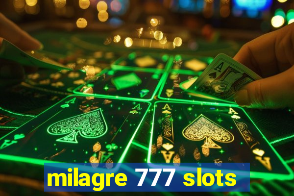 milagre 777 slots