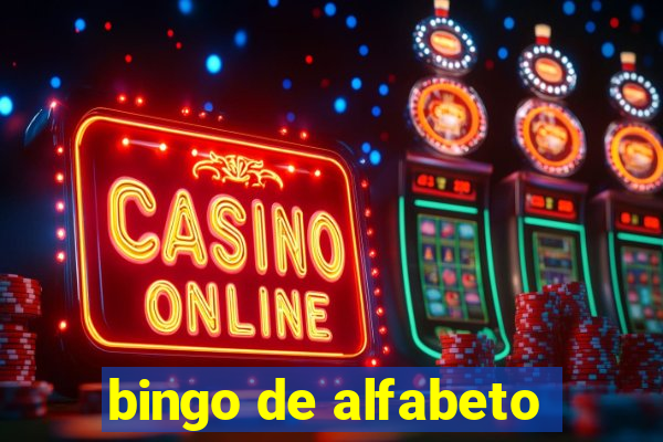 bingo de alfabeto