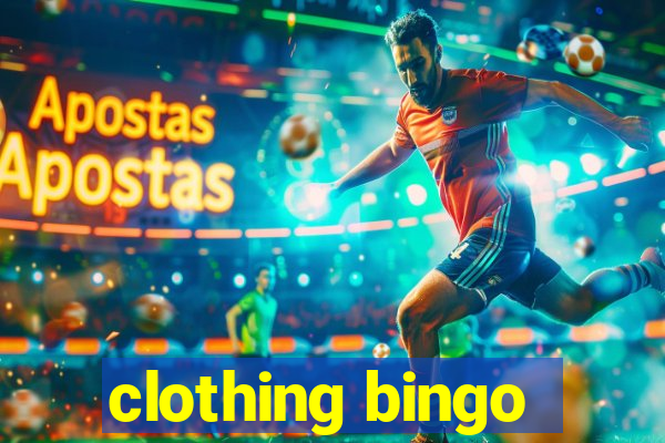 clothing bingo