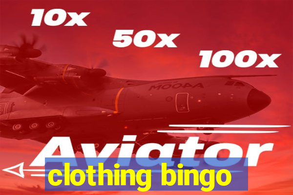 clothing bingo