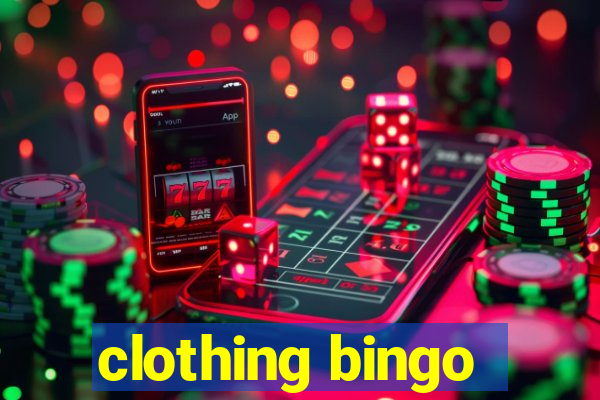 clothing bingo