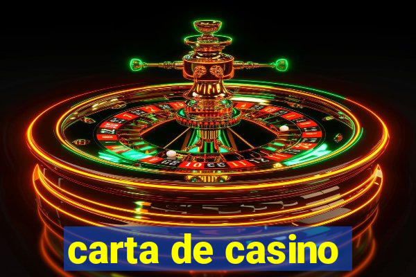 carta de casino