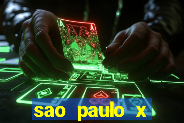 sao paulo x botafogo palpites