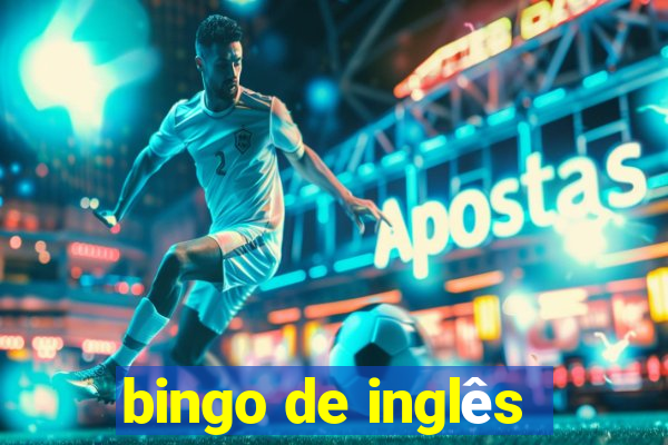 bingo de inglês