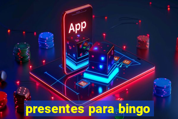 presentes para bingo