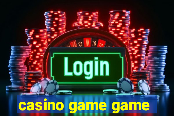 casino game game