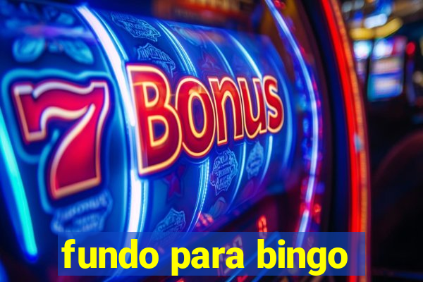 fundo para bingo