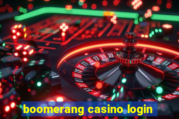 boomerang casino login