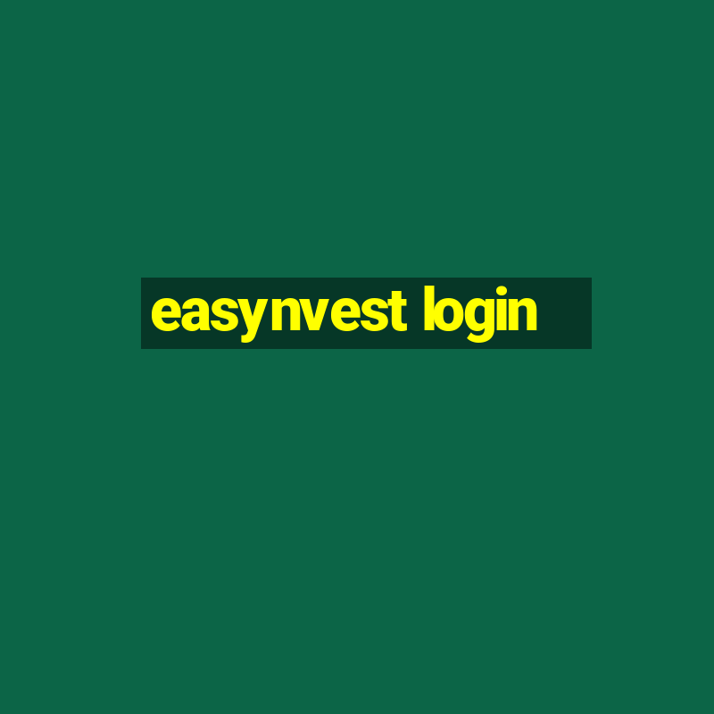 easynvest login