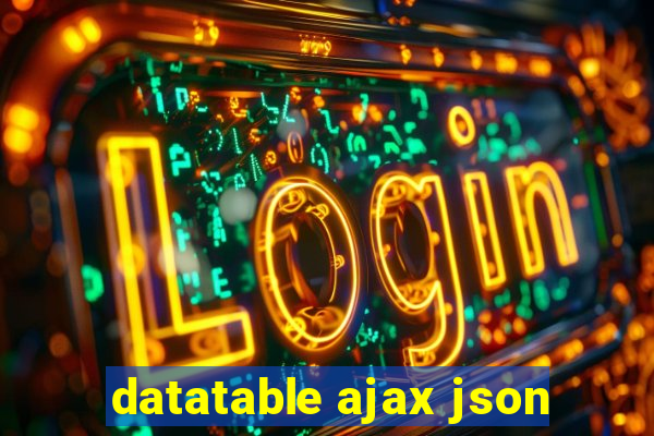 datatable ajax json