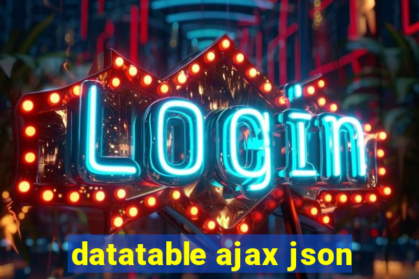 datatable ajax json