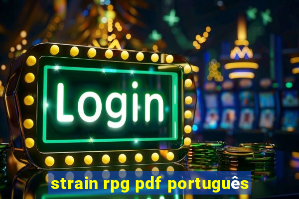 strain rpg pdf português