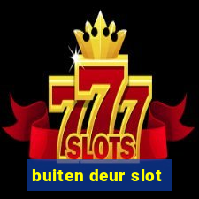 buiten deur slot