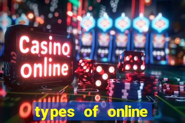 types of online casino games