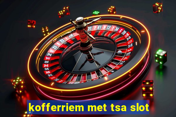 kofferriem met tsa slot