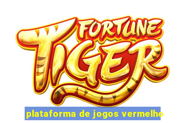 plataforma de jogos vermelho