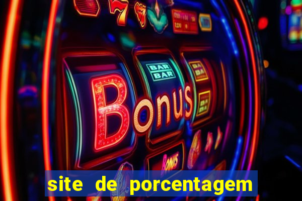 site de porcentagem dos slots