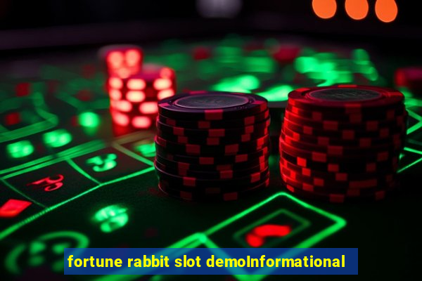 fortune rabbit slot demoInformational