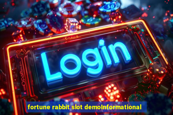 fortune rabbit slot demoInformational