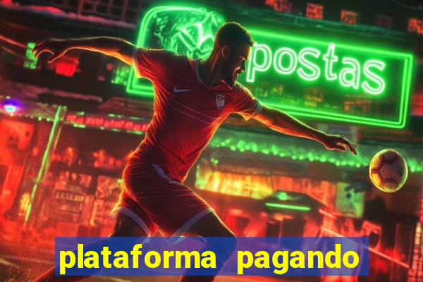 plataforma pagando bem hoje