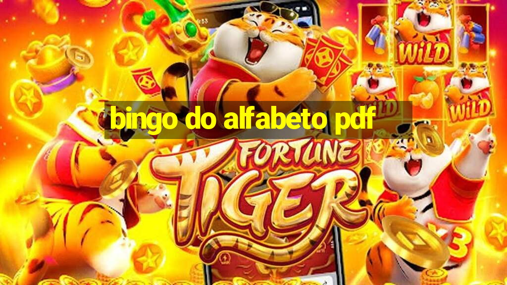 bingo do alfabeto pdf