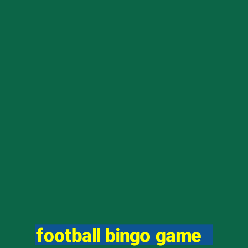 football bingo game