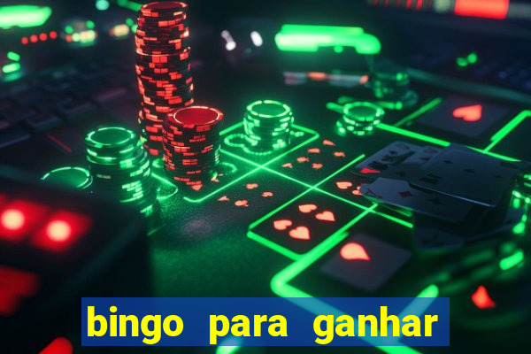 bingo para ganhar dinheiro de verdade pix