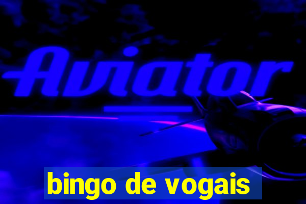 bingo de vogais