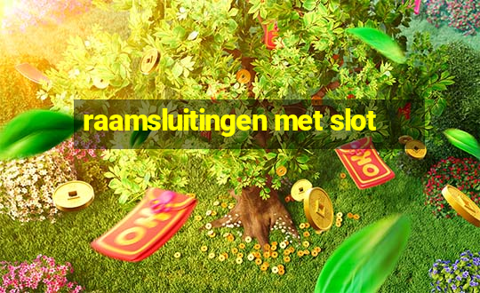 raamsluitingen met slot