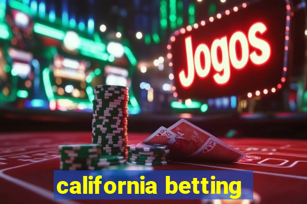 california betting