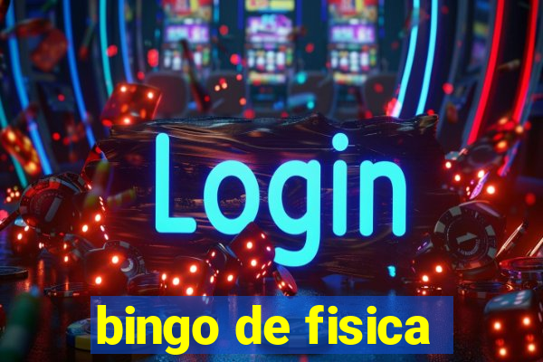 bingo de fisica