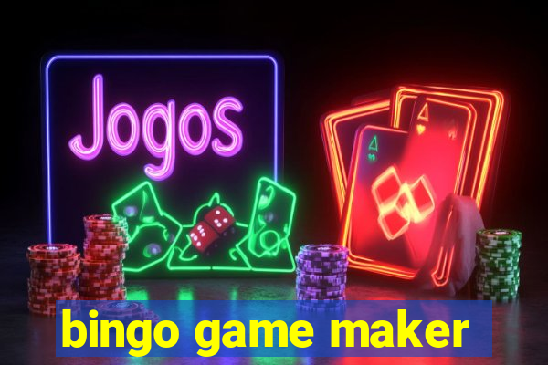 bingo game maker