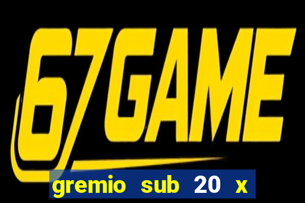 gremio sub 20 x inter sub 20