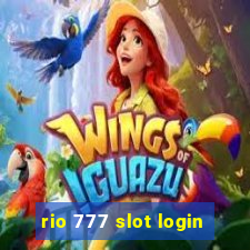 rio 777 slot login