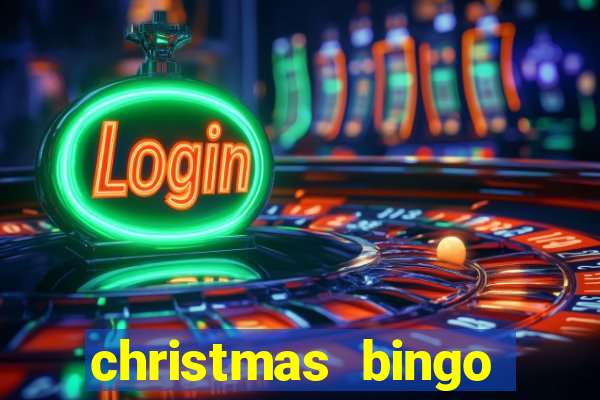 christmas bingo card generator