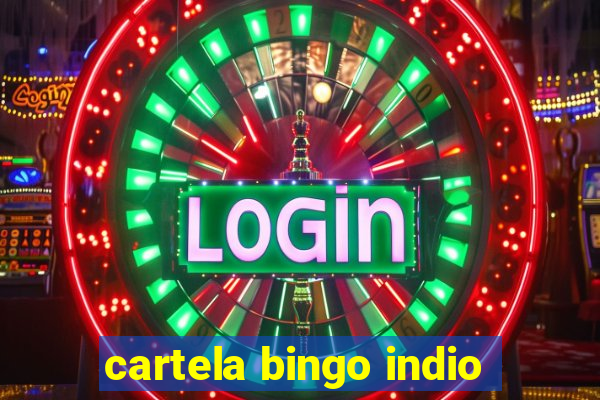 cartela bingo indio