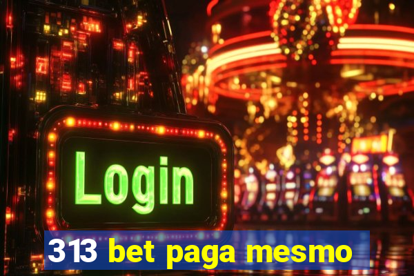 313 bet paga mesmo