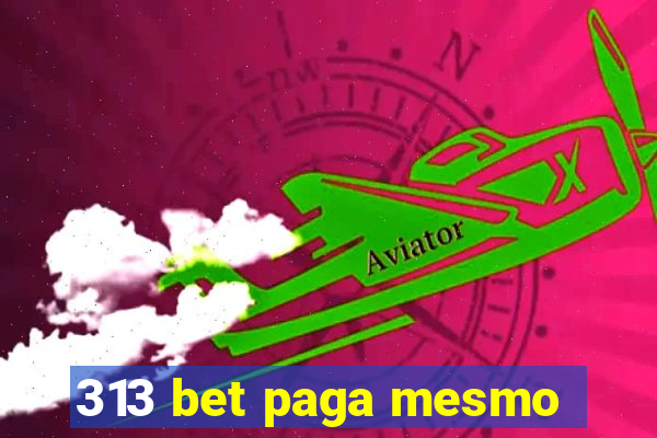 313 bet paga mesmo