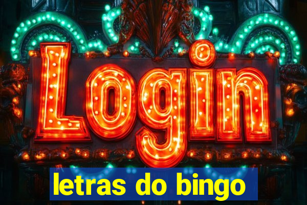 letras do bingo