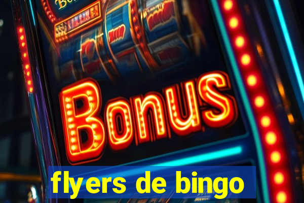 flyers de bingo