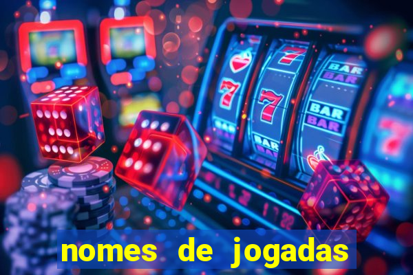 nomes de jogadas de poker