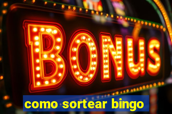 como sortear bingo