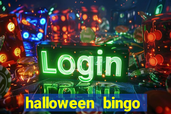 halloween bingo cards with numbers