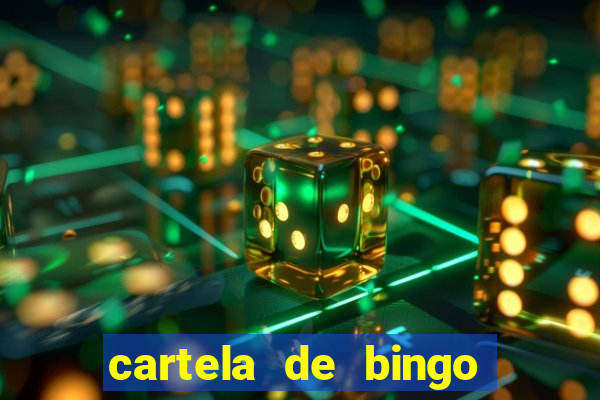 cartela de bingo de nomes para imprimir