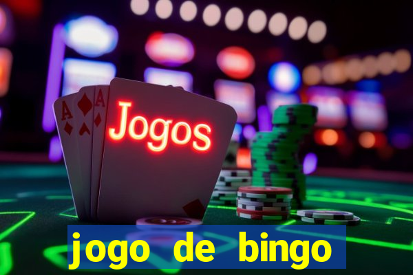 jogo de bingo valendo dinheiro