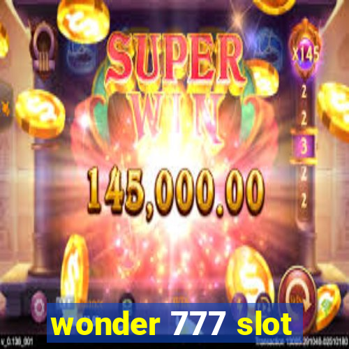 wonder 777 slot