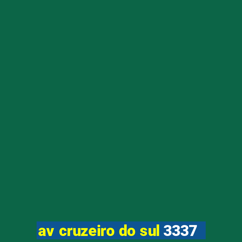 av cruzeiro do sul 3337