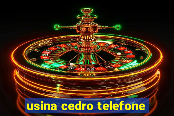 usina cedro telefone