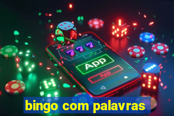 bingo com palavras